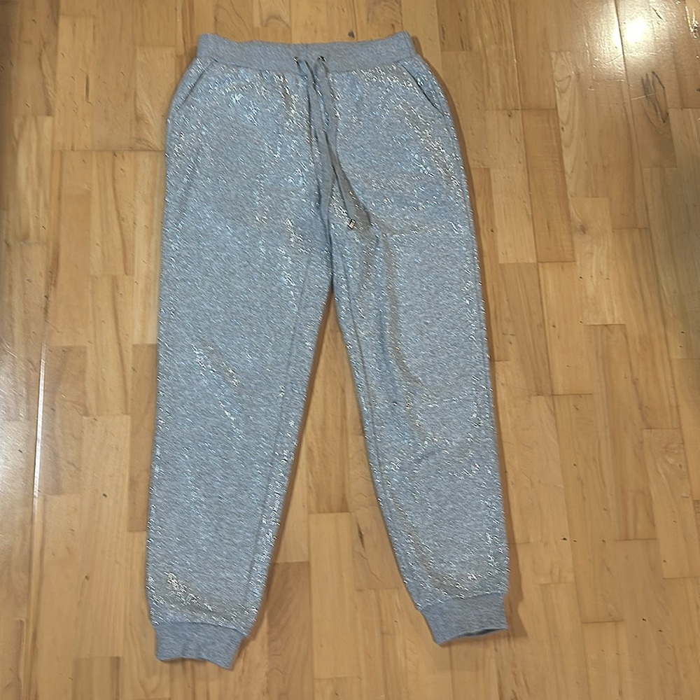 Michael Kors Studded Organic Cotton Blend Joggers